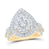 1 3/4CTW-DIA NK RING